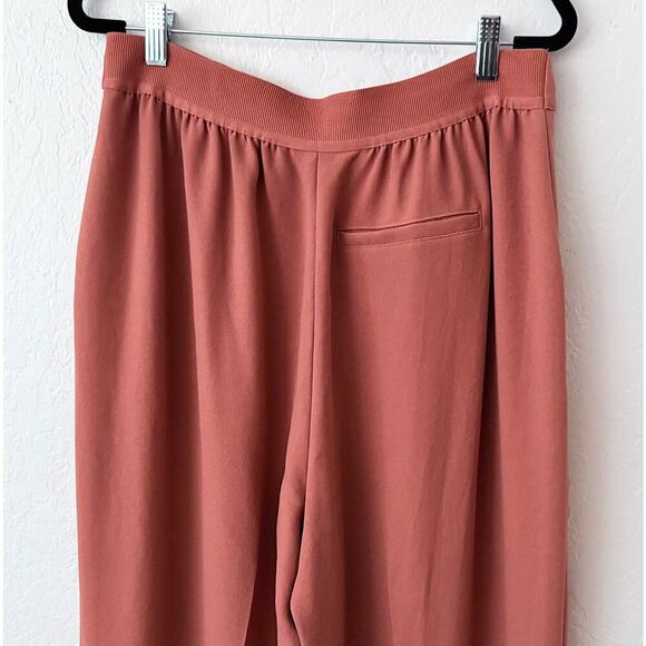 Spanx Women's Carefree Crepe Trousers High Rise Straight Leg Lightweight Orange - Picture 7 of 13